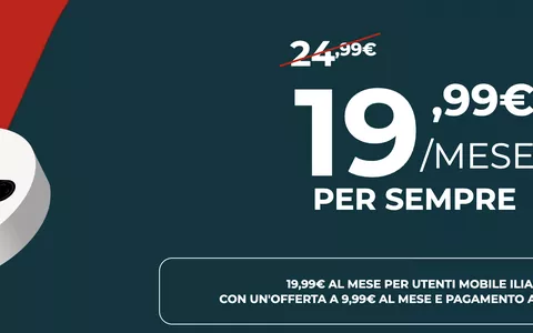 Iliad Box: solo 19,99 euro al mese per la fibra illimitata