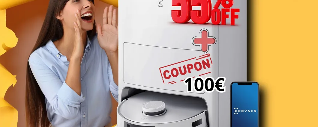 REGGITI FORTE: Ecovacs Deebot T20 con 54% di sconto e COUPON di 100€ per un ribasso SPECIALE!