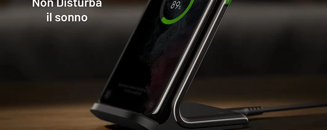 Caricatore wireless INIU da 15 W con ricarica rapida a meno di 15 euro su Amazon