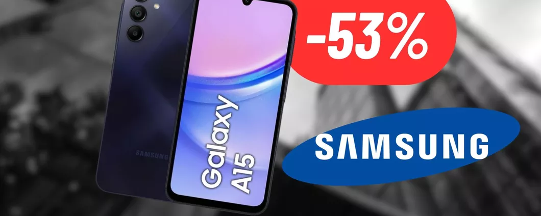 SCONTO ASSURDO del 53% sul Samsung Galaxy A15 su eBay