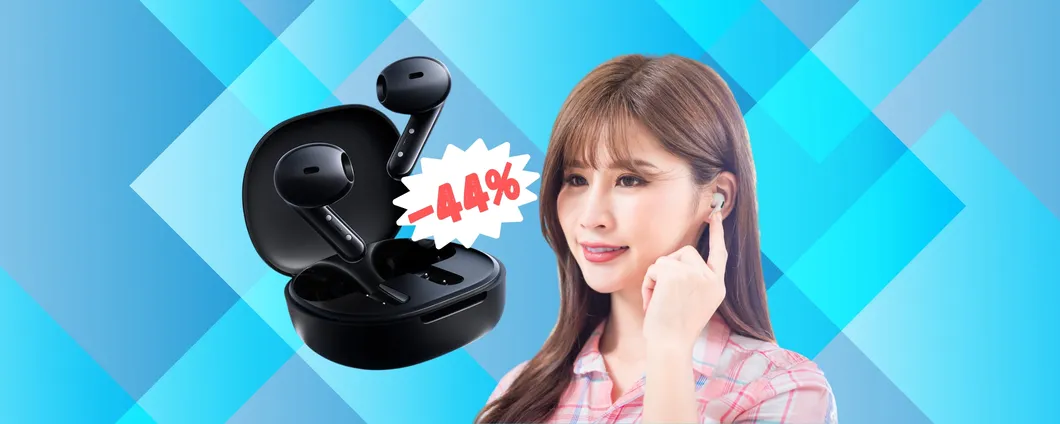 Redmi Buds 4 Lite: auricolari wireless da prendere al volo (44%)