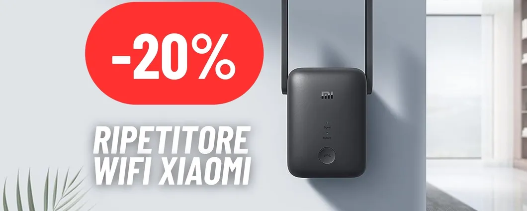 Argina gli ostacoli e potenzia la tua rete WiFi con il Ripetitore Xiaomi al 20% DI SCONTO