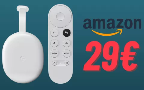 Chromecast con Google TV ora in OFFERTA su Amazon a soli 29,99€