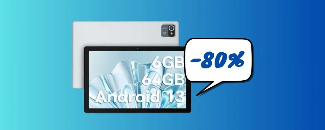FOLLIE su AMAZON: 80% di sconto per il tablet HiGrace da 10 pollici (risparmi 320 euro)