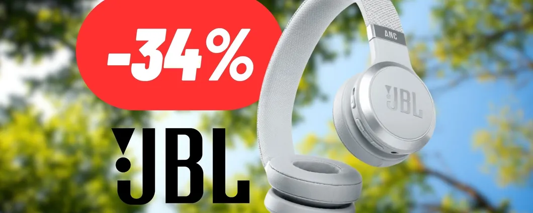 Amazon Outlet: SCONTO FOLLE sulle cuffie JBL Live (-34%)