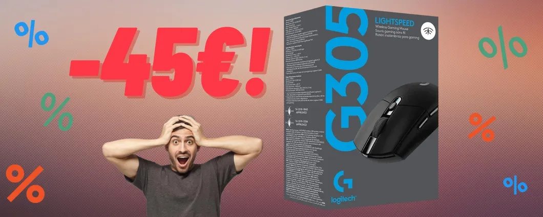 Prime Day 2023: Mouse Logitech G305 LIGHTSPEED a un prezzo ASSURDO