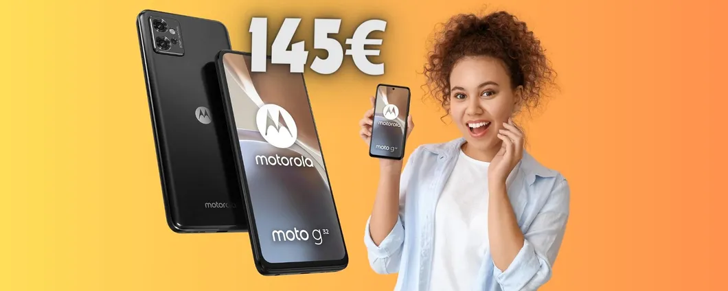Motorola moto g32 da 256GB a PREZZO RIDICOLO, solo 145€