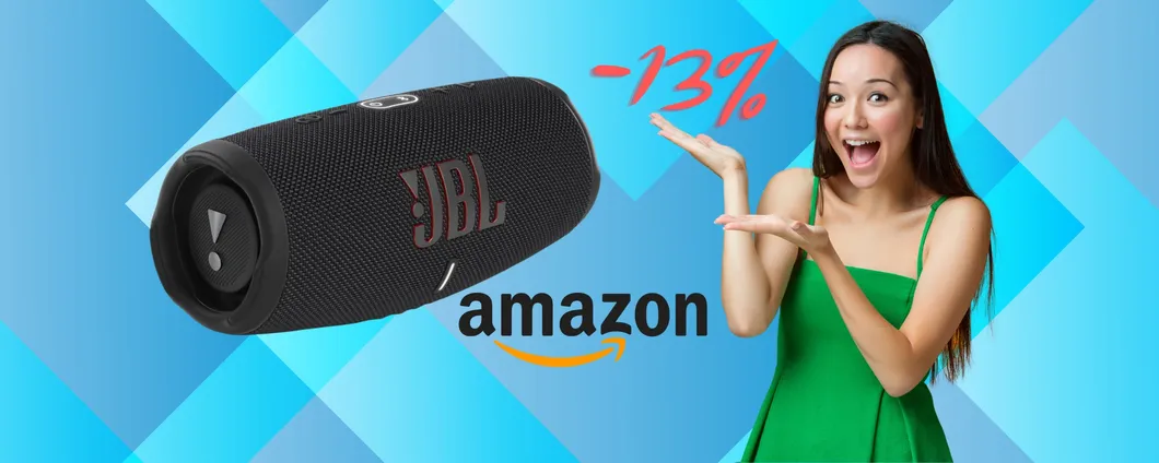 JBL Charge 5: lo speaker Bluetooth portatile al MINIMO STORICO