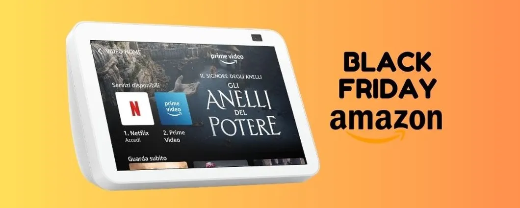 BLACK FRIDAY: Echo Show 8 a PREZZO SCONTATO su Amazon!