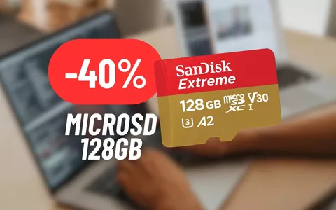 microSD SanDisk da 128GB in SUPER SCONTO su Amazon