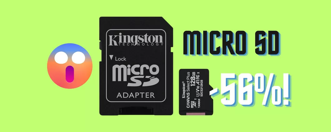 Lo SCONTO su questa Micro SD è davvero PAZZESCO: prezzo RIDICOLO