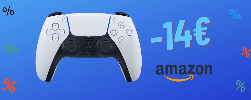 Controller originale Dualsense per PlayStation 5 in OFFERTISSIMA su Amazon!