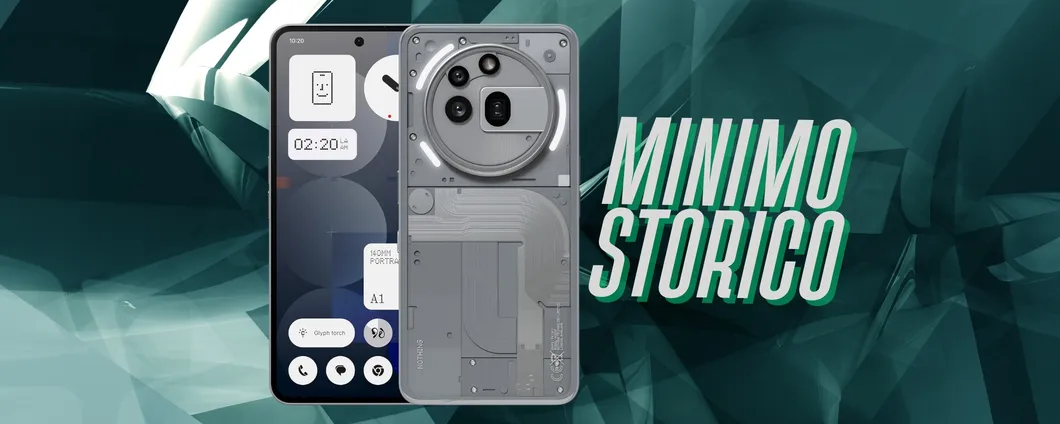 Nothing Phone (3a) Pro da 256 GB in OFFERTA a TEMPO a 60€ in MENO