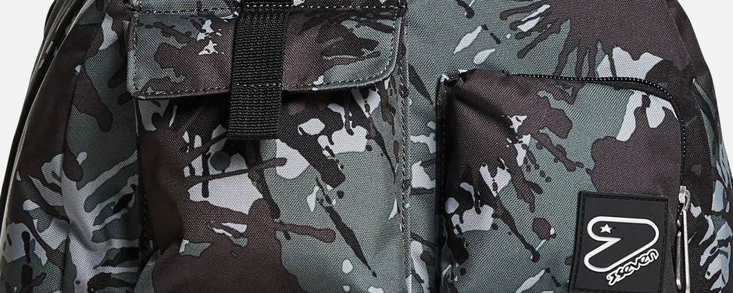 Zaino Seven Reversibile con cuffie integrate: stile e funzionalità per la scuola e il tempo libero