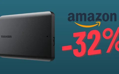 SUPER SCONTO per l'Hard-Disk esterno Toshiba CANVIO Basics da 2TB