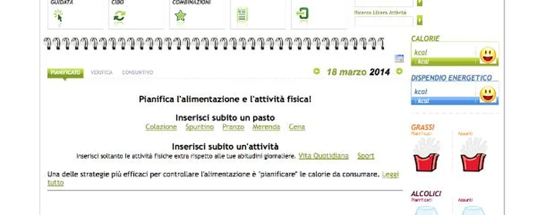 Diario Alimentare on line