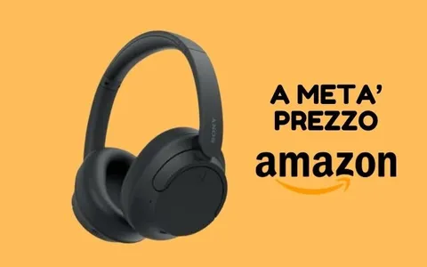 Cuffie Sony a META' PREZZO ora su Amazon!