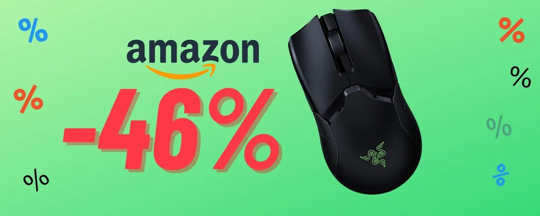 MOUSE da GAMING Razer Viper Ultimate ora in OFFERTA BOMBA
