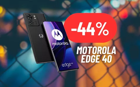 DISINTEGRATO IL COSTO di Motorola Edge 40: 221€ risparmiati sul prezzo