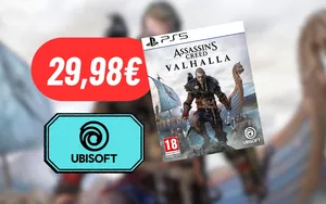 Assassin's Creed Valhalla per PS5 a 29,98€ grazie al 40% di sconto su