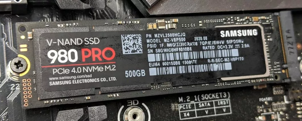Offerte Black Friday: SSD Samsung 980 PRO da 2TB in sconto su Amazon, risparmia oltre 250 euro