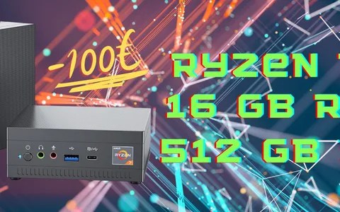 NiPoGi: mini PC ESPLOSIVO con Ryzen 7 in SCONTO di 100€