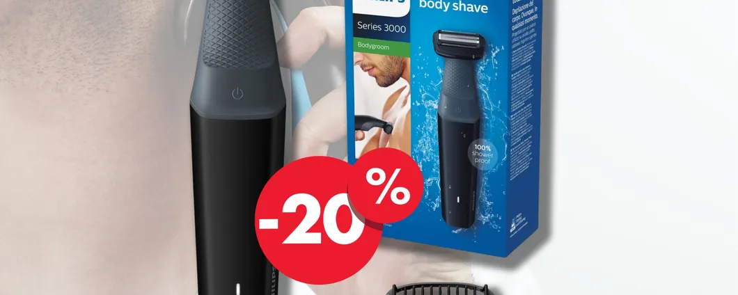 SOLO 29€ per questo rasoio elettrico eccezionale per capelli e peli del corpo!
