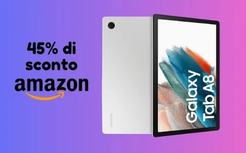 OUTLET AMAZON: Samsung Galaxy Tab A8 SCONTATO del 45%!