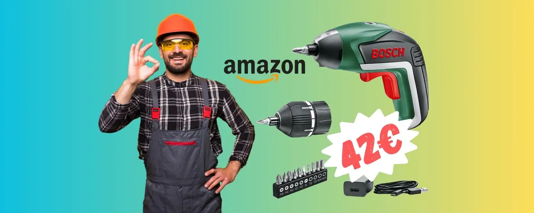Fai da te SEMPLICE con il mini avvitatore a batteria Bosch (42€)