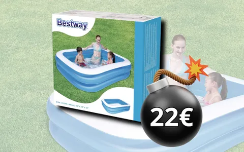 Divertimento ILLIMITATO con la Piscina per il tuo giardino che costa SOLO 22€!