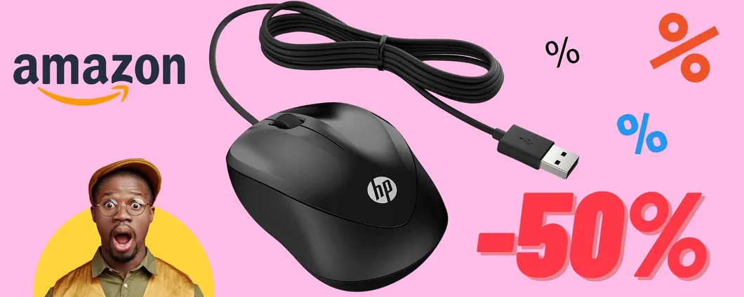 HP propone in offerta il mouse PIU' ECONOMICO di SEMPRE