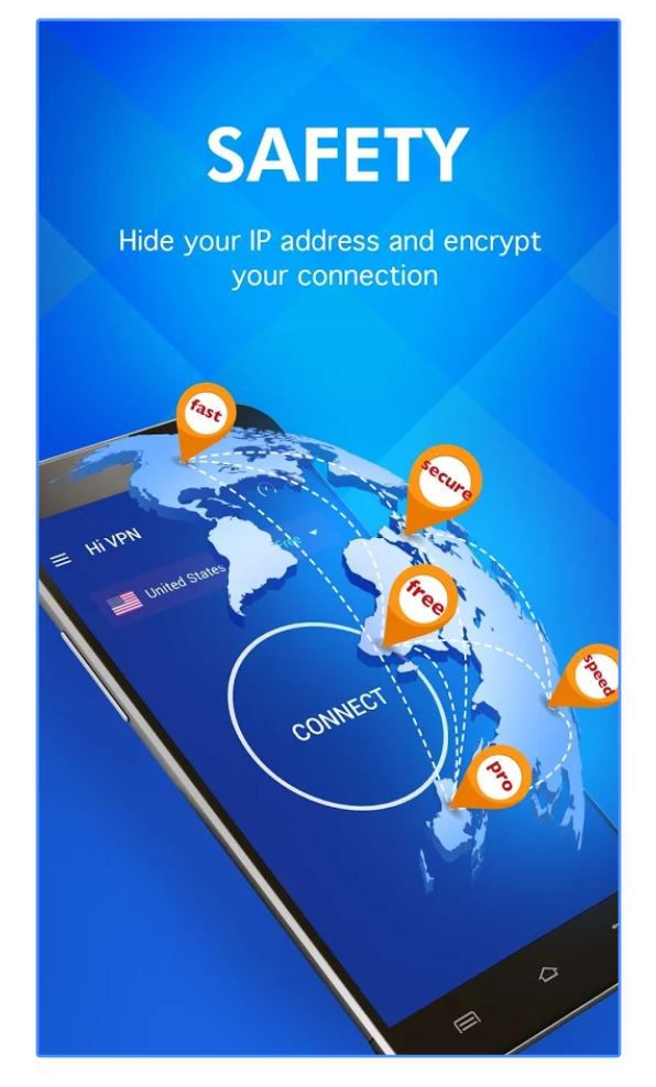 Hi VPN Unlimited Free Proxy, Fast & Free VPN Download