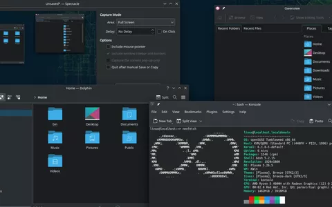 KDE Gear 22.12.2: arrivate migliorie per Dolphin e Spectacle
