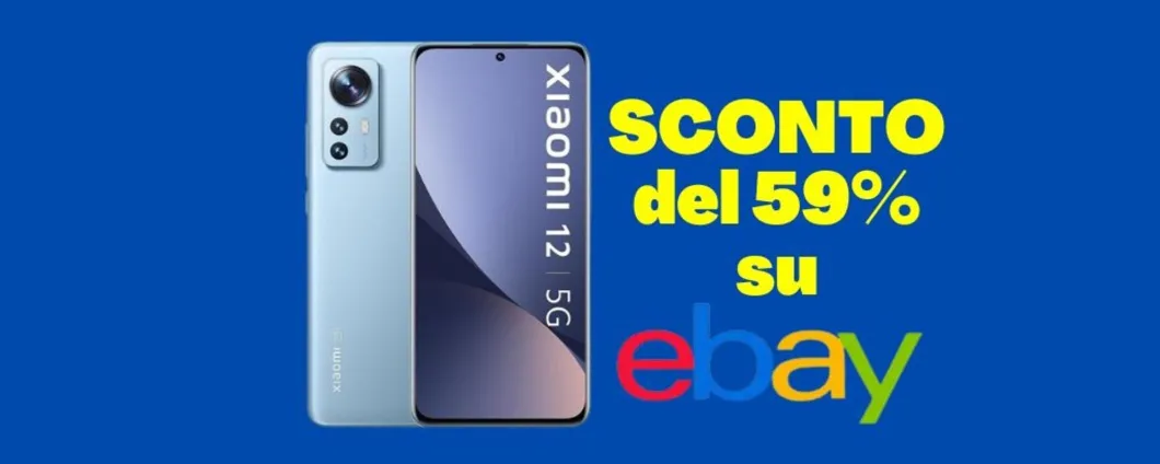 OGGI su eBay lo Xiaomi 12 ti costa 530 euro IN MENO (sconto del 59%)