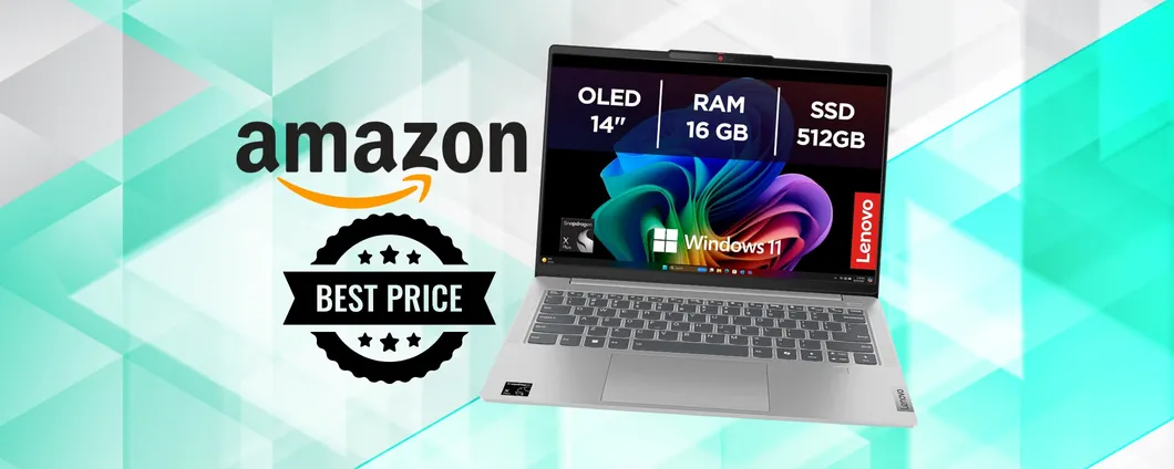 Lenovo IdeaPad Slim 5x con Snapdragon X Plus in SCONTO ASSURDO