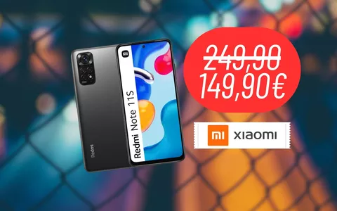 RISPARMIA 95€ e acquista Xiaomi Redmi Note 11S ad un PREZZO FOLLE: sconto del 38% clamoroso