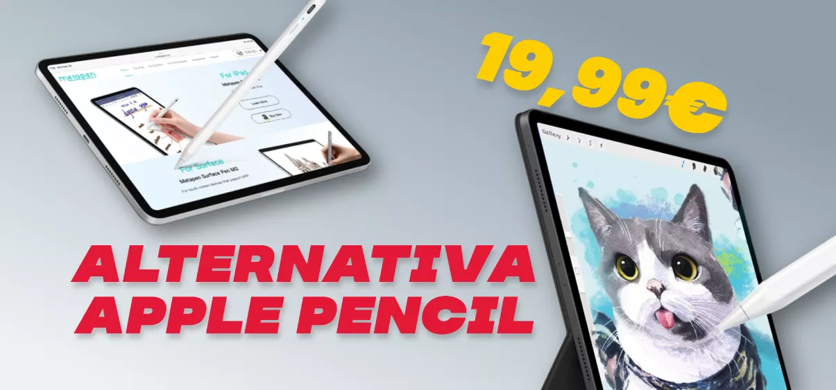 Apple Pencil: l'alternativa low-cost è SCONTATA del 43%