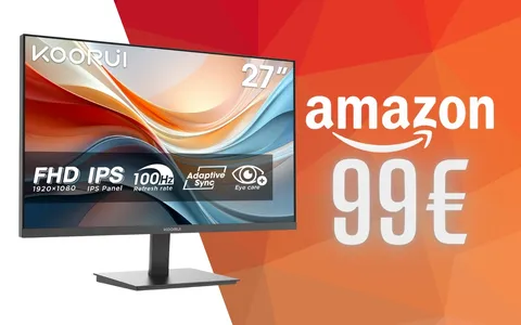 Appena 99€ su Amazon e ti porti a casa il monitor KOORUI da 27 pollici