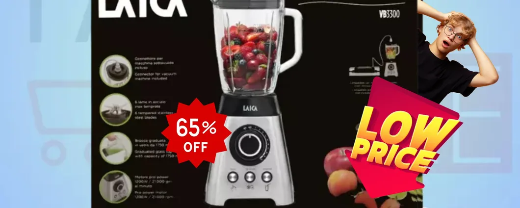 Essenziale, pratico e definitivo: il Frullatore Elettrico LAICA Xpro svolta la tua cucina