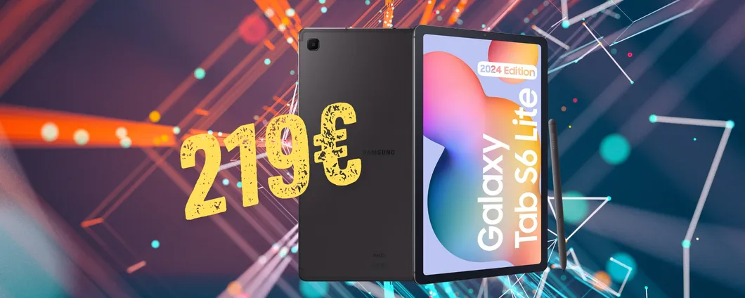 Samsung Galaxy Tab S6 Lite da 128GB con S Pen in regalo a soli 219€