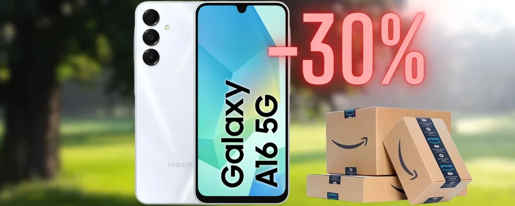 Samsung Galaxy A16: CROLLA IL PREZZO con la promo Amazon