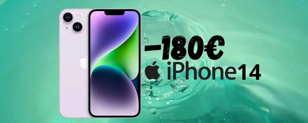 iPhone 14 in MAXI SCONTO su Amazon, ora 180€ in MENO