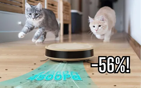 Robot aspirapolvere Lefant M130 con tecnologia antigroviglio e navigazione laser al 56% di sconto