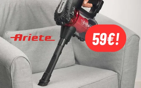 Scopa elettrica Ariete pratica e facile da usare: MEGA SCONTO del 34%