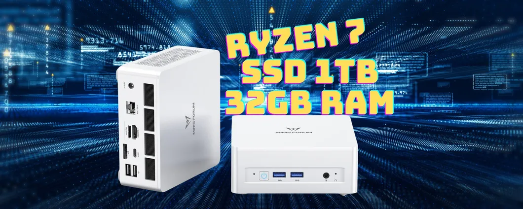 Il tuo computer compatto e potente: MINISFORUM UM880 Plus in sconto di 150€