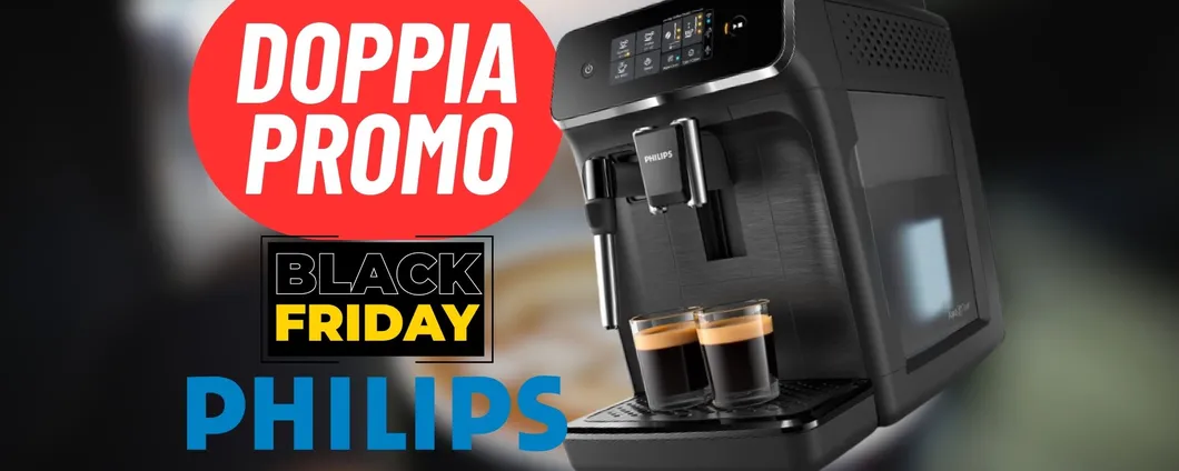 DOPPIO SCONTO per un espresso doppiamente buono: Macchina per il Caffè Philips IN PROMOZIONE