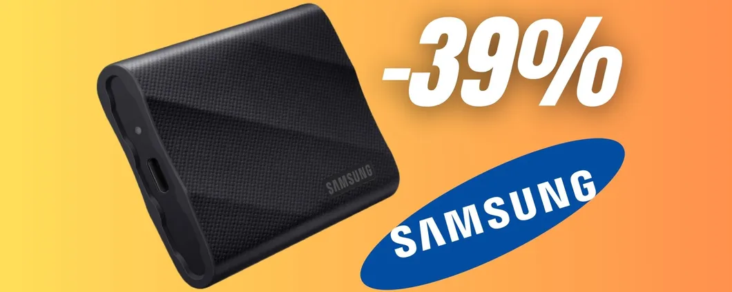 Velocità fino a 20 Gbps e 4TB di memoria: Samsung T9 è l'SSD esterno DEFINITIVO (-39%)