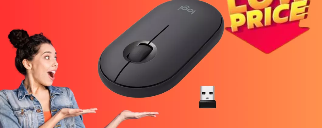 Mouse wireless Logitech a quasi META' PREZZO: oggi è tuo a SOLI 16 EURO