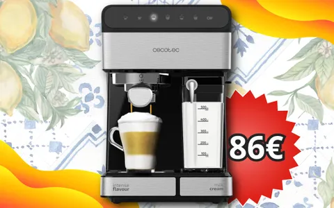 Addio cappuccino al bar: Cecotec Macchina Caffè a soli 86€ te li fa godere a casa!