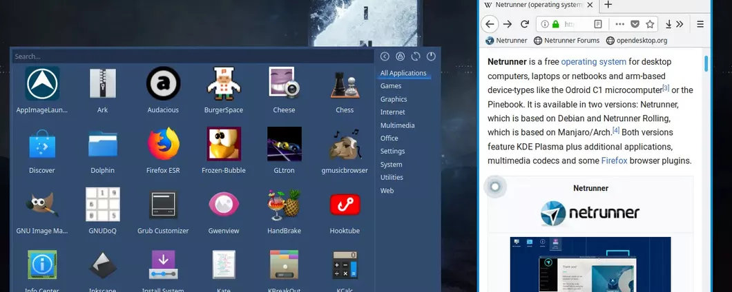 Netrunner OS 23 “Vaporwave”: arrivato KDE Plasma 5.20 e Linux 5.10 LTS